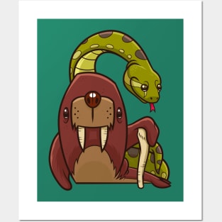 The Walrus and the Anaconda Posters and Art